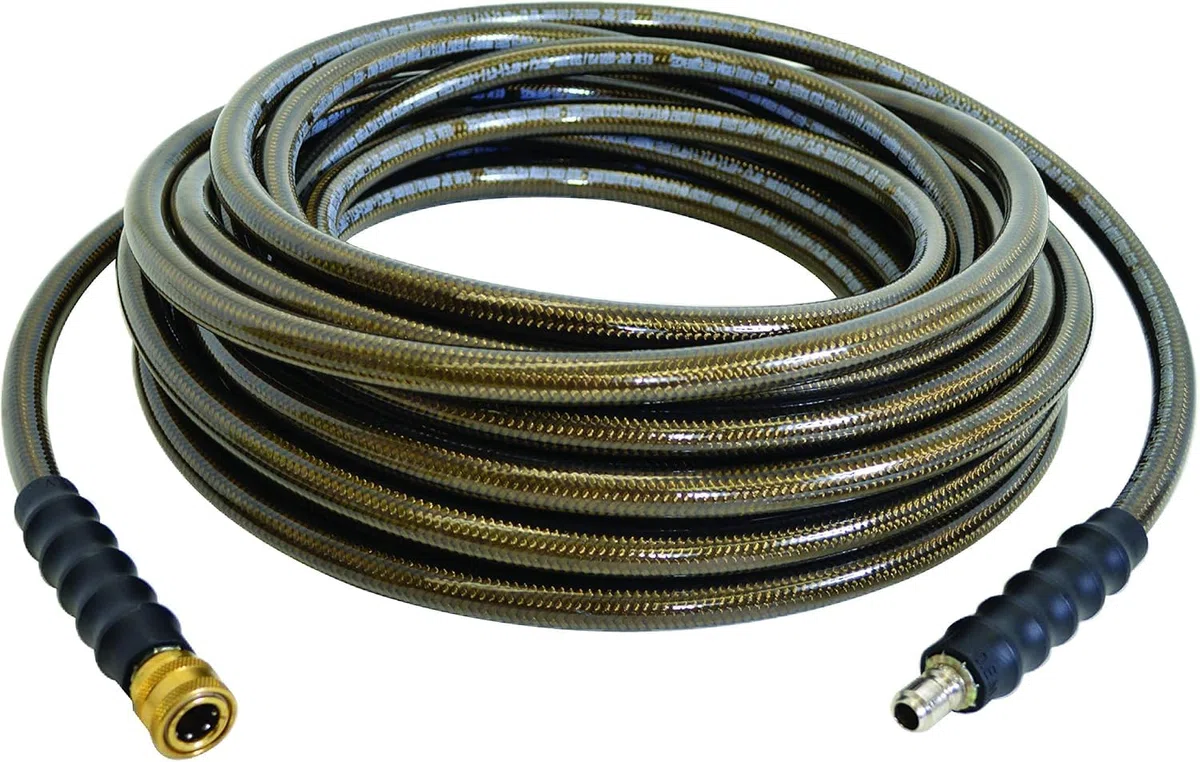 Simpson Cleaning 41032 Manguera de extensión de repuesto para agua fría, dorado, 150 pies