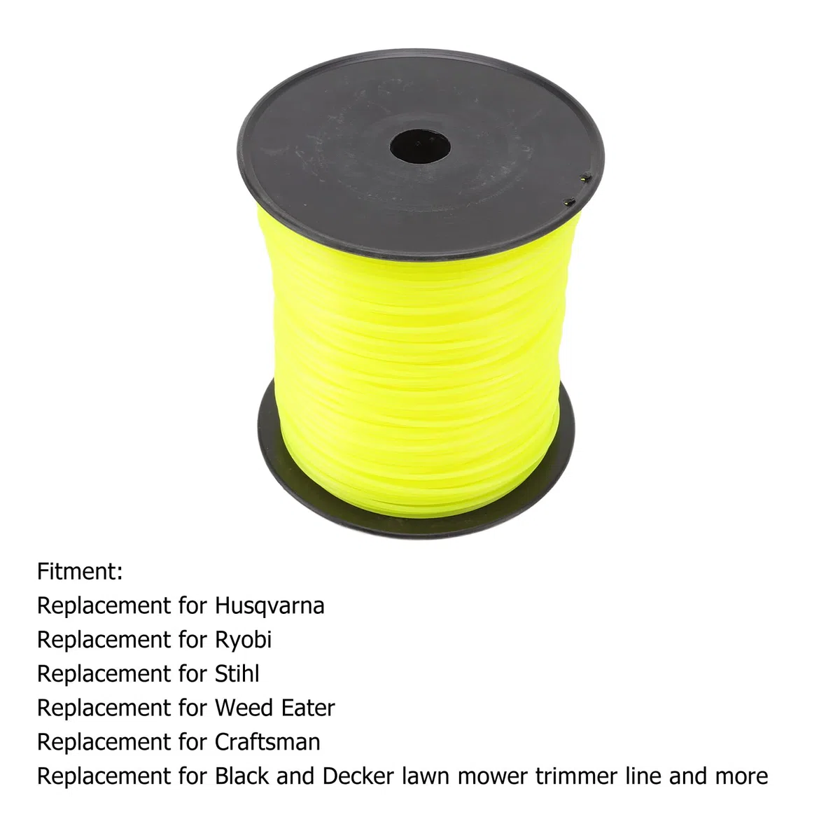 Alomejor Reemplazo de Carrete de Hilo de Desbrozadora de Nailon Resistente de 3 Mm para Cortacésped, Cable de Malas Hierbas Duradero para un Corte Eficiente, para Mantenimiento de Jardines (300