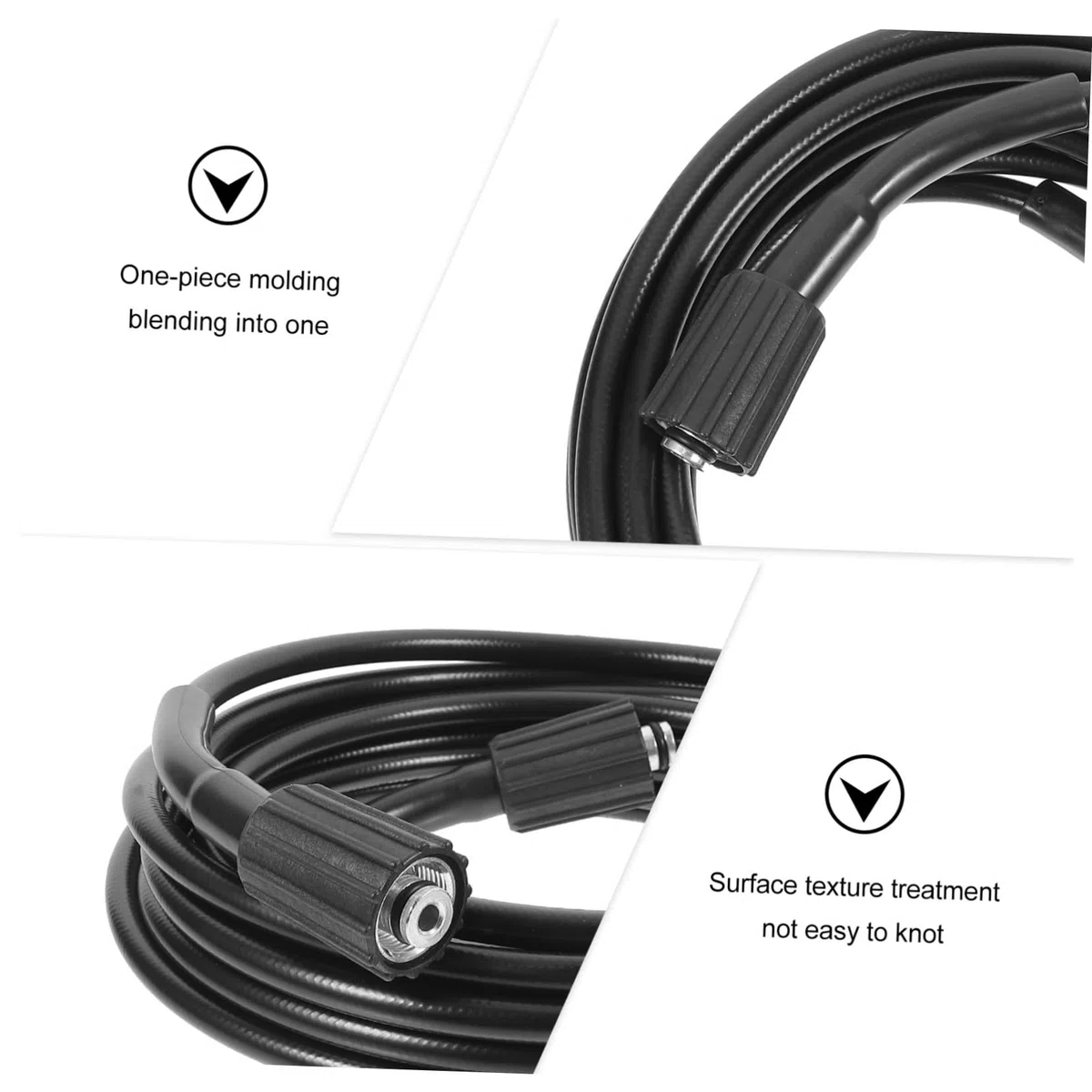 DOITOOL Manguera para Lavadora de Alta Presión Resistente Abrasiones y Kinks con Conexiones para Limpieza de Coches y Jardines Compatible Mayoría de Hidrolimpiadoras