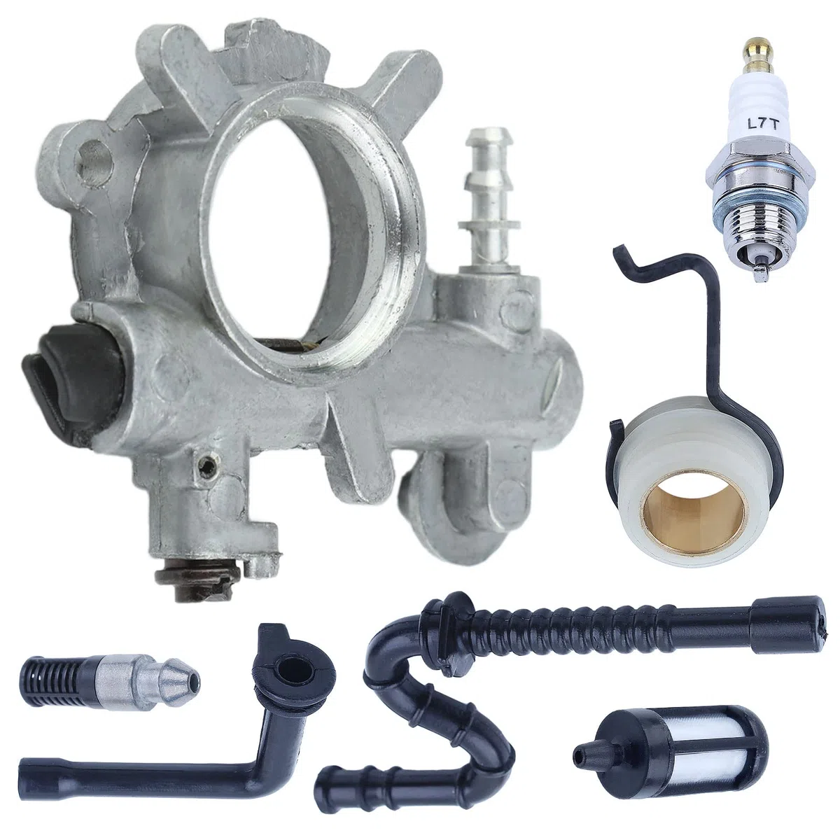 Kit de línea de llenado de Aceite for Engranajes helicoidales de Aceite, Compatible con Motosierra 034 036 MS360 1125 640 3201