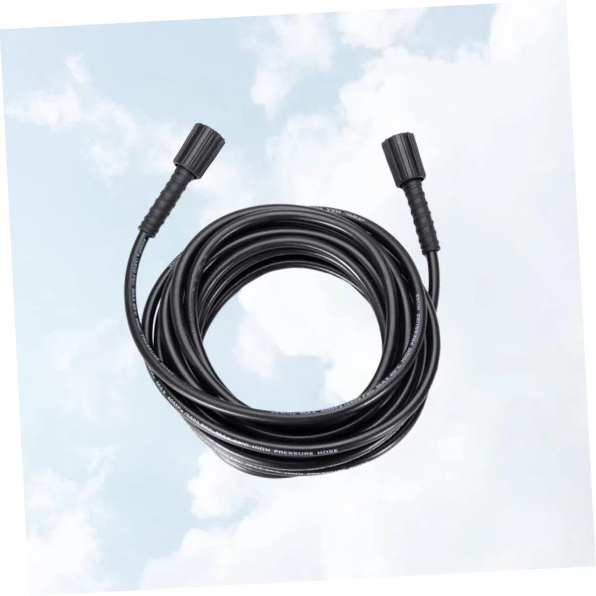 Manguera de Goma Resistente para Hidrolimpiadora Alta Presión con Conexiones Hembra Flexible para Lavadora de Agua Fría