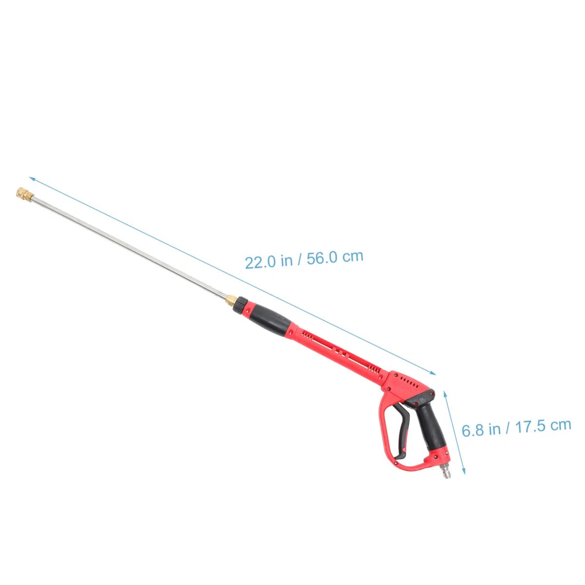 UKCOCO Rociador De Limpieza Alta Presión PSI Pistola De Limpieza Roja con Varilla De Extensión para Hidrolavadora Herramienta De Pulverización Presión para Jardín y Coche