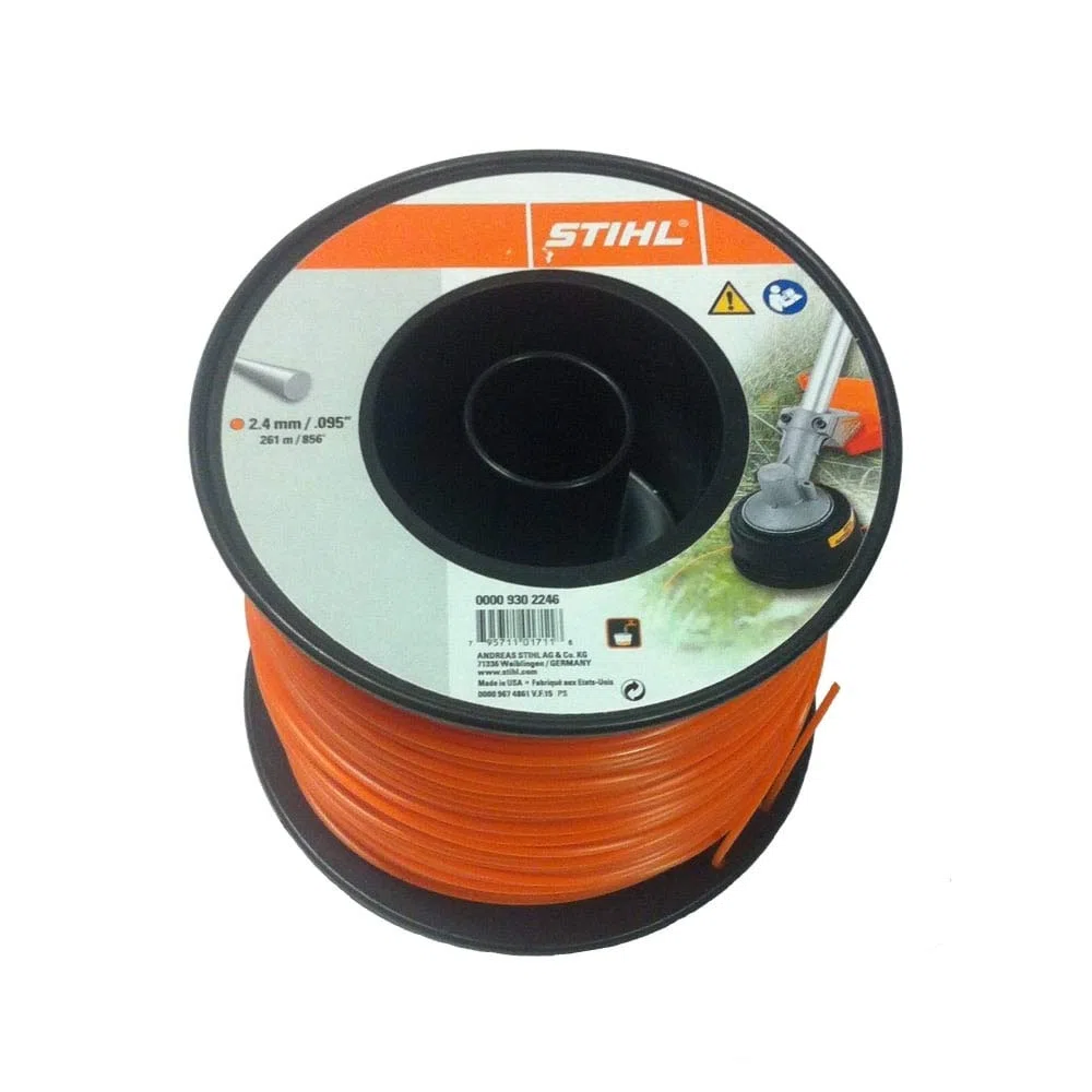 Stihl 00009302246 - Bobina de hilo de nailon para desbrozadora y rotofil (2,4 mm x 261 m)