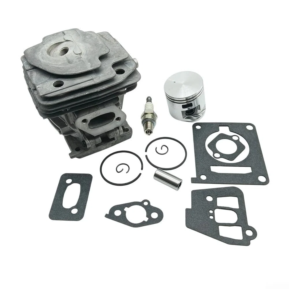 Kit de cilindro y pistón para modelos de desbrozadora FS240 FS240C FS240R FS240RC FS360C FS361C incluyendo juntas para reparación de equipos de paisajismo al aire libre y rendimiento suave