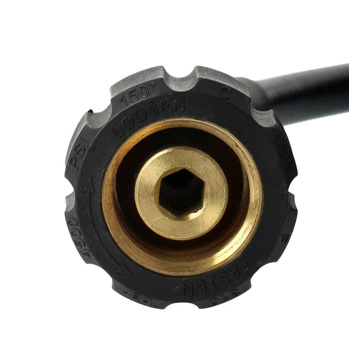 vhbw Manguera de extensión 30 m compatible con Kärcher K 3.97M, K 3.97 M plus hidrolimpiador con conexión de rosca M22 x 1,5 negro