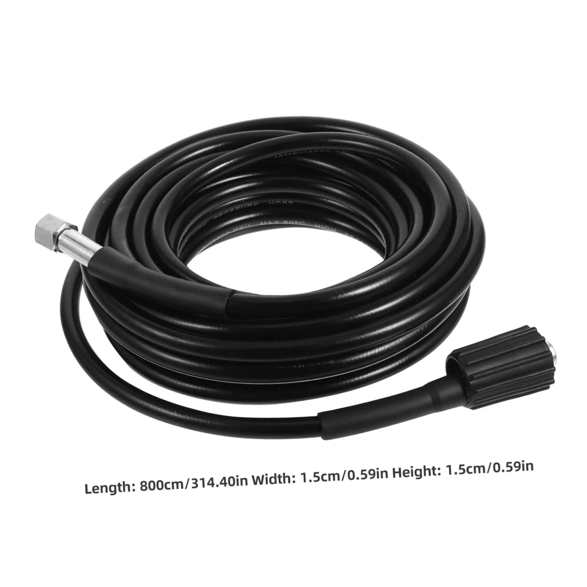 Manguera De Extensión De Alta Presión Para Hidrolavadora, Tubo De Limpieza De 8 M, Conexión M22 Compatible, Resistente Para Agua Fría Limpieza Doméstica y Automotriz
