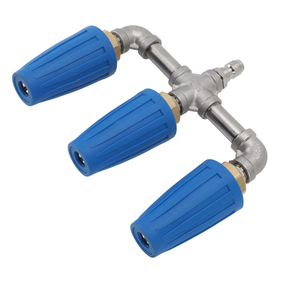 Topiky Boquilla Triple Turbo 4000PSI 1/4 Pulgadas, Accesorio de Lavadora a Presión Giratoria de Enchufe Rápido para Limpieza de Jardín, Coche, Patio, Boquilla de Lavado de Alta Presión de Latón de