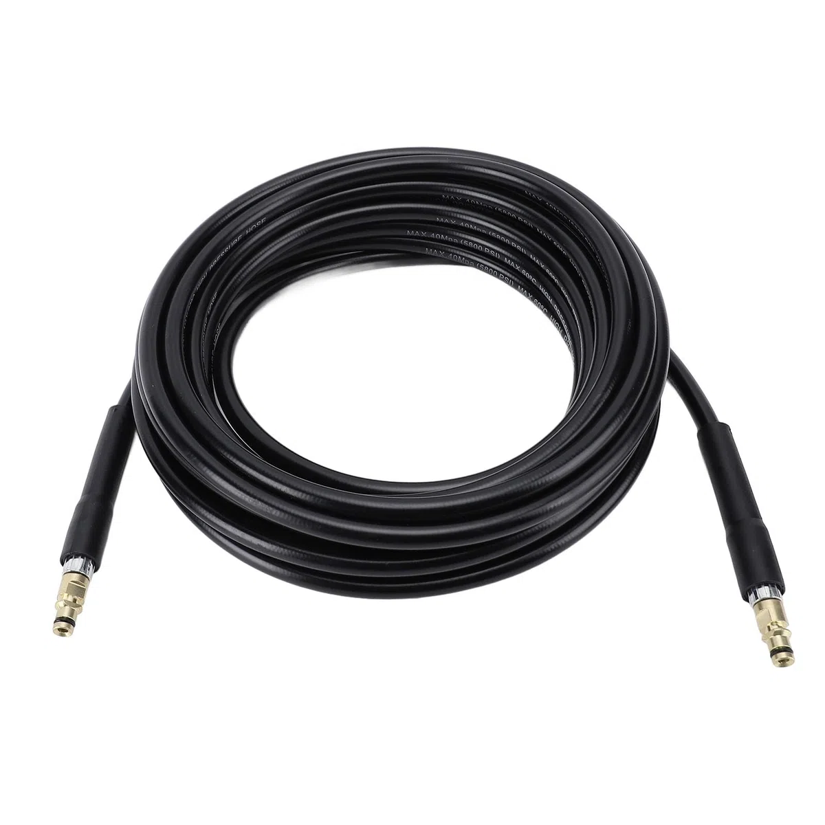 Acouto Manguera de Lavadora de Alta Presión, Alambre de Acero Tejido, Goma, Manguera de Extensión de Lavadora Eléctrica para Automóvil, Repuesto para K2 a K7 de 20 M / 65 de 62 Pies a K7, de a (20M)