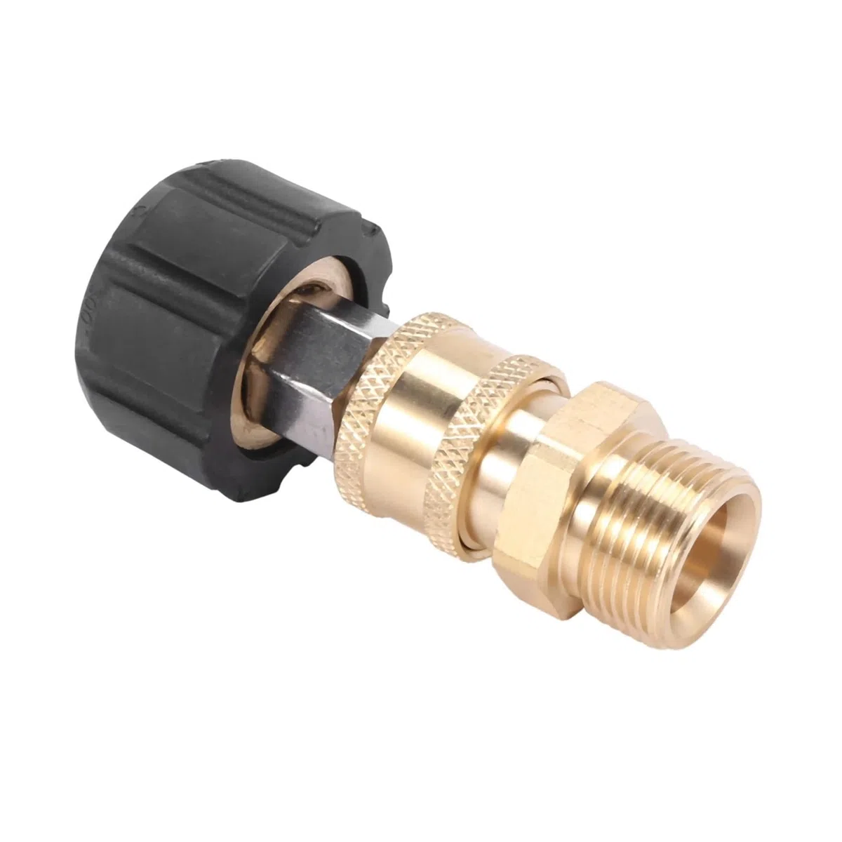 VNE Juego de adaptadores for Lavadora a presión 3X, Kit de conexión rápida M22 a 1/4 Pulgadas, Kit de conexión rápida M22 de 14Mm a 1/4 Pulgadas