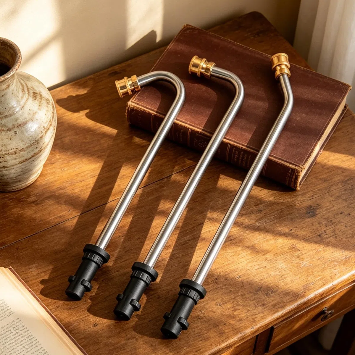 Lanza Extensora Para Hidrolavadora Lanza de Repuesto | Vara Extensora de Hidrolavadora con 5 Boquillas de Pulverización para el Porche, Balcón, Entrada, Suelo, Patio, Jardín y los
