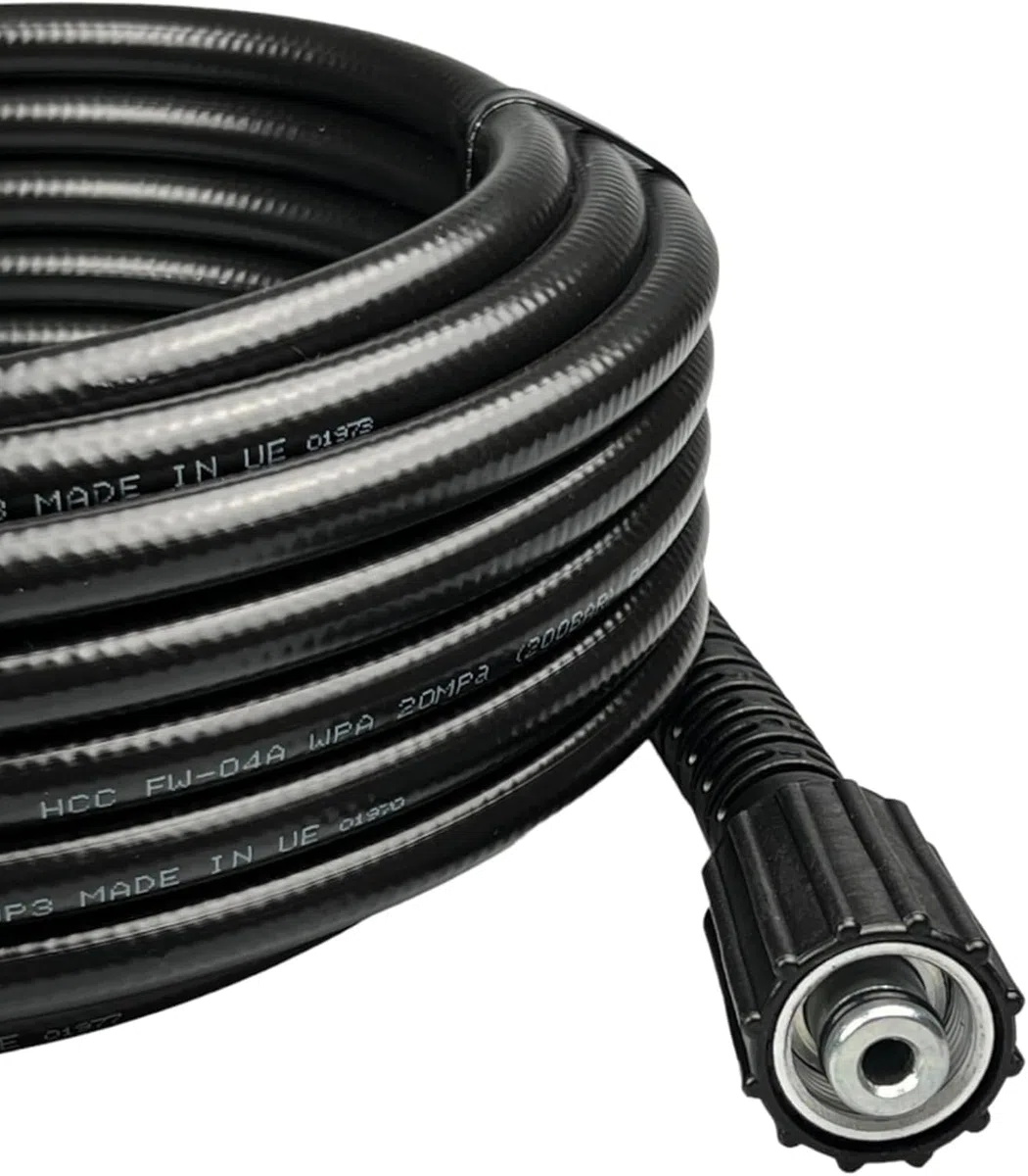 M&M Smartek manguera HP 20 m para Kärcher K2-K7, 6.390-463.0, alta presión | Manguera reforzada de alta presión con protección anti-dobleces; comprobar conexiones, presión, temperatura y equipo seguro.