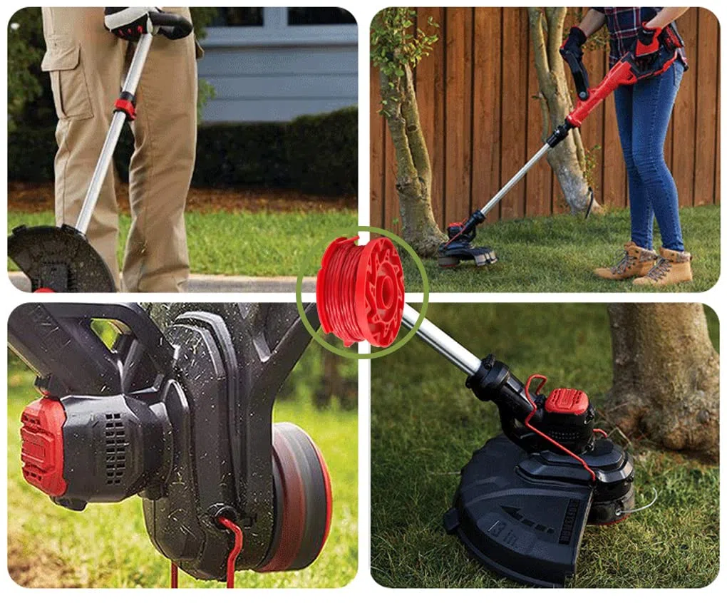 CMZST080 CMZST0803 - Línea de recortadora de hilo de 0.08 pulgadas, 20 pies, paquete de 6, compatible con CMCST910 Series Craftsman Weed Wacker String Trimmer Bobina de repuesto