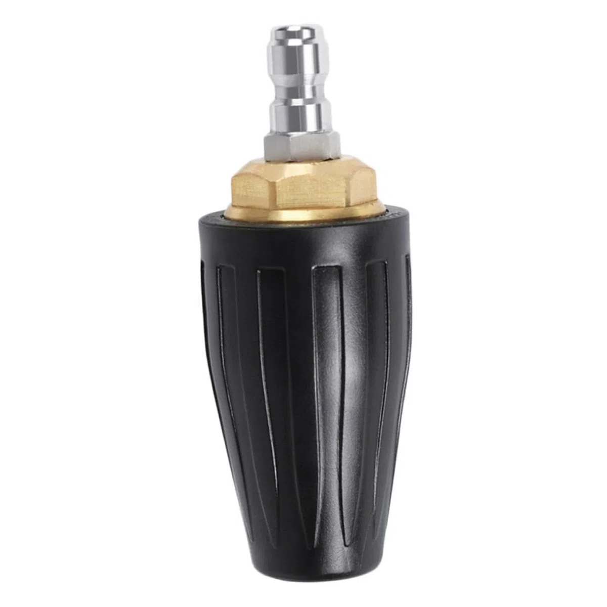ORFOFE Boquilla de Hidrolavadora 3600 PSI Giro de Turbina | Cerámica, Cobre y Plástico, Conector Rápido para Limpieza de Terrazas y Suciedad Acumulada