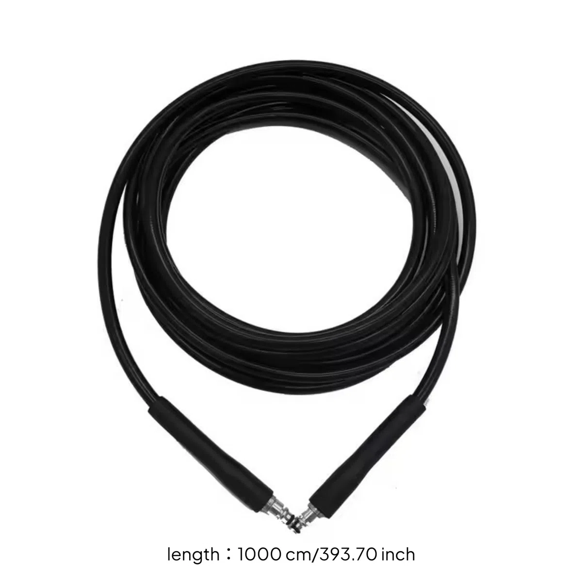 Milageto de Limpieza a Presión de Lavadora Hidrolimpiadora Tubo de Alta Presión Conducto de Agua con Estructura Duradera y Flujo Constante Flexible para Curvas, 10 Metros