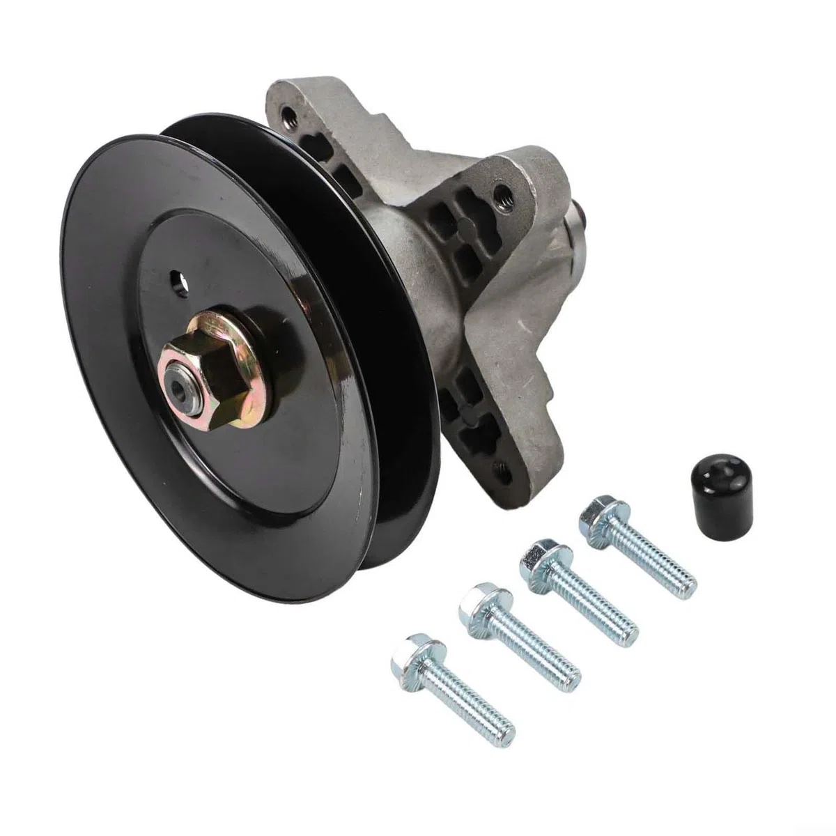 Conjunto de husillo de cubierta de cortacésped para GT2100 sustituye a 918-04125C 918-04125B 918-04126 618-04126 18-04125A 618-04126A 918-04126B Componente de corte de metal con 4