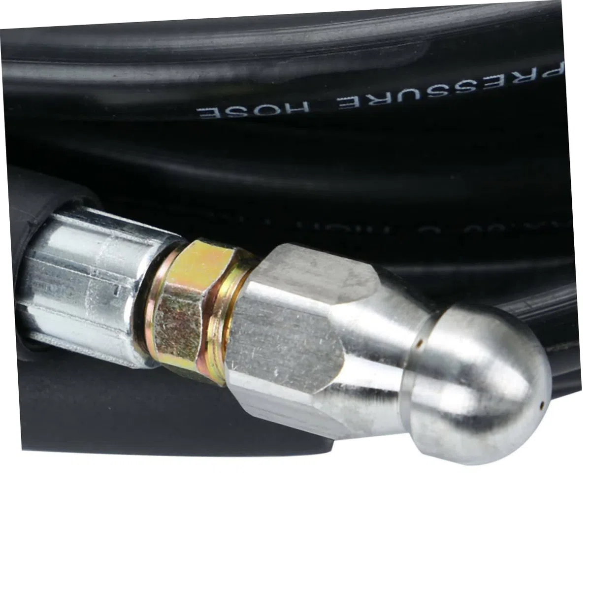 15m Manguera De Limpieza Para Desatascar Tuberías Herramienta Flexible De Presión Para Drenaje y Lavado De Coches Boquillas y Adaptadores