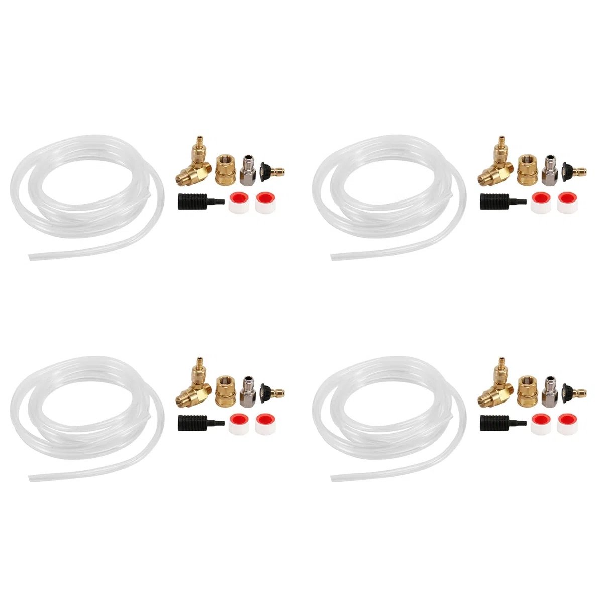 4X Inyector de Aguas Abajo para Lavadora una Presión, Kit de Inyector de Lavador una Presión, Inyector de Jabón, Conexión Rápida de 3/8 Pulgadas, 4000 PSI