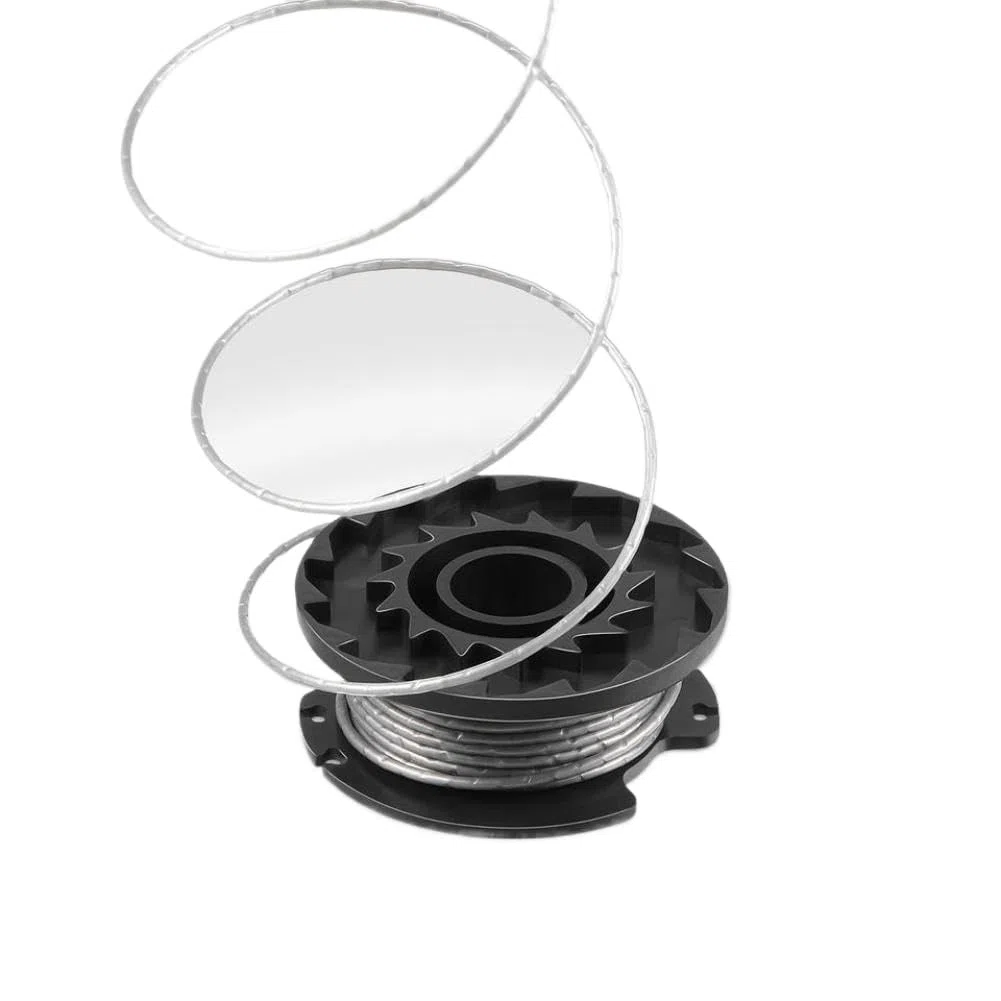 Carrete de repuesto para hilo de alimentación automática, carrete de hilo para cortacésped, compatible con piezas de motocicletas automotrices, 10 carretes, 2 tapas para número de pieza F016800385