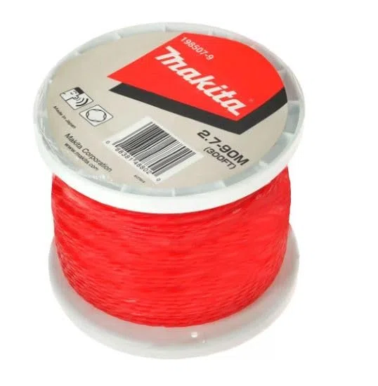 Makita 198507-9 Desbrozadora alambre redondo Recortadora bordes 2,7mm x 90m