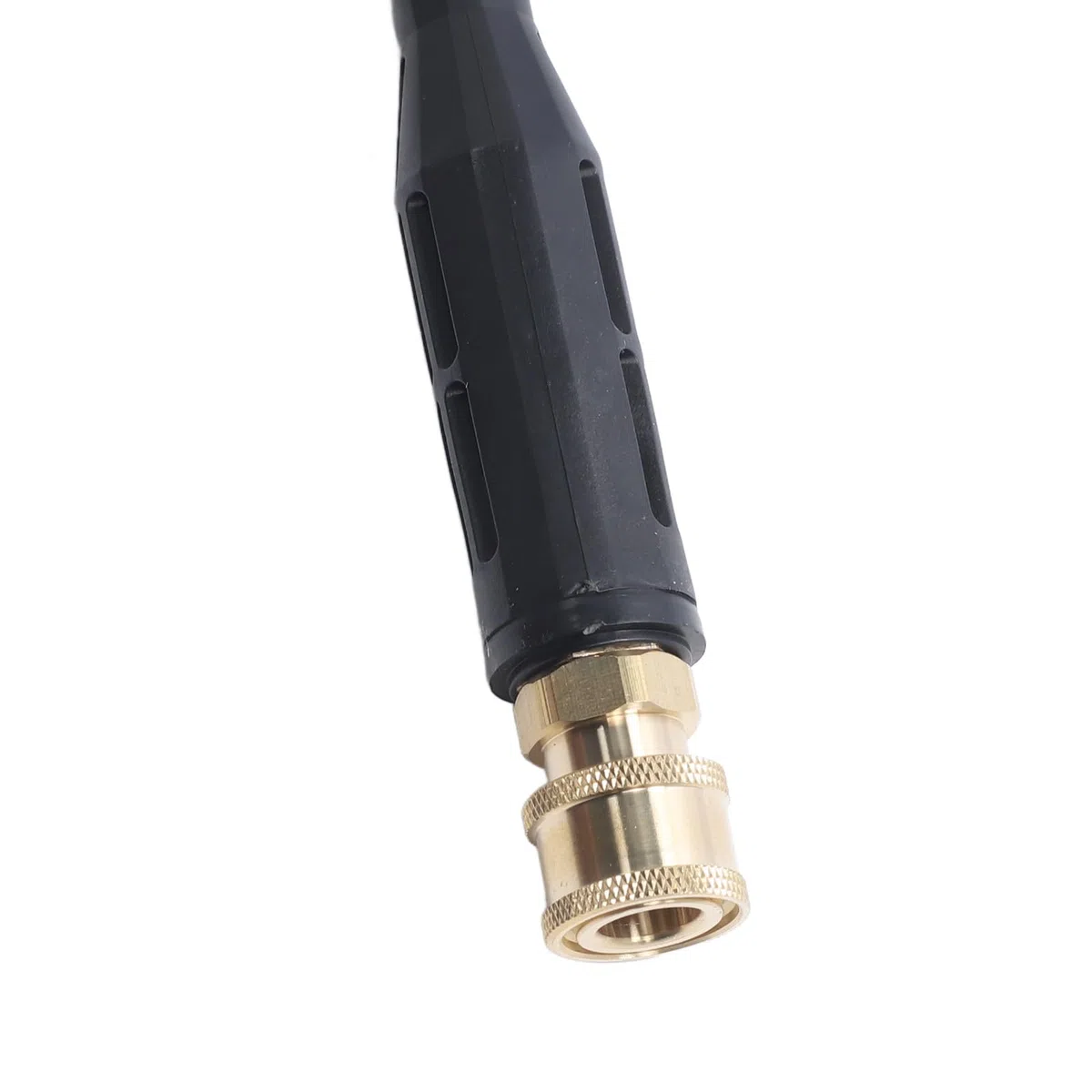 Varilla de Extensión para Hidrolavadora, Lanza de Acero Inoxidable para Hidrolavadora, Varilla de Acero Inoxidable para Limpiar Canaletas con Carcasa Negra