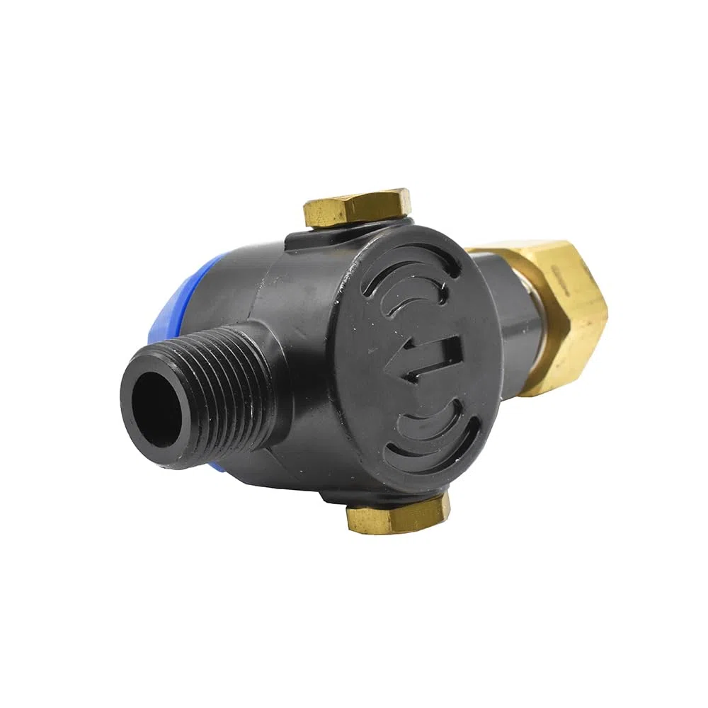 Interstate Pneumatics PW7204 - Filtro de Entrada de Agua Hembra (3/4" NH x 1/2" MNP), Color Azul