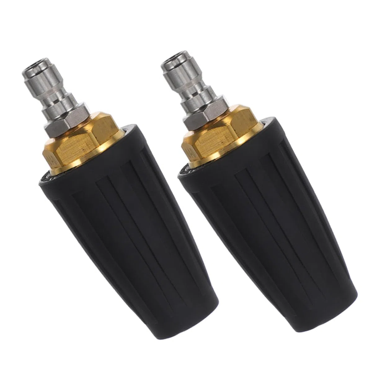 2 Piezas Boquilla Turbo Giratoria Psi para Limpieza Alta Presión con Conector Rápido Distribución Uniforme Agua y Tecnología Avanzada para Jardín Coche y Caminos Pack
