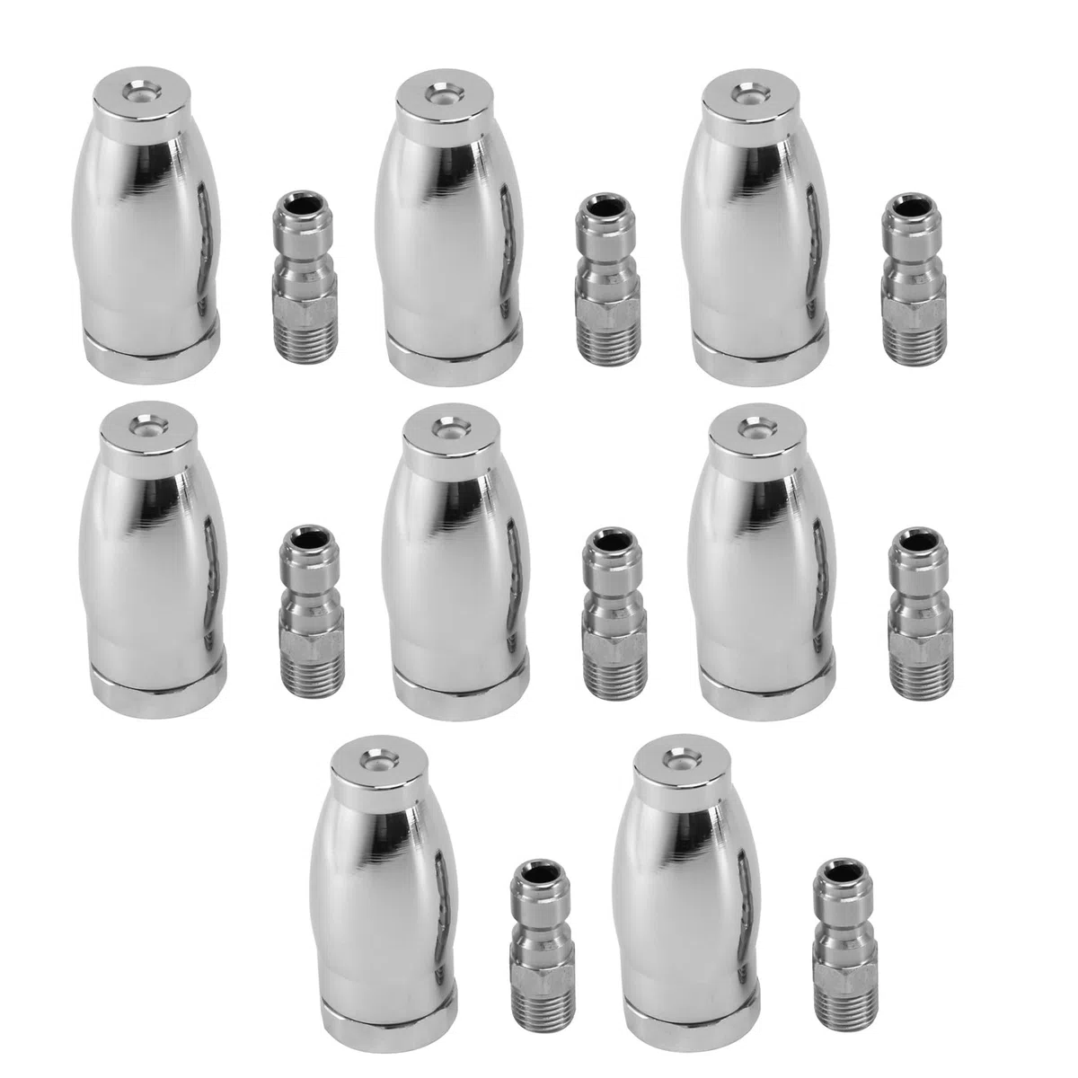 10 x Boquilla Turbo para hidrolimpiadora, boquilla giratoria para agua caliente y fría, conexión rápida de 1/4 de pulgada, orificio 3.0, 3600 PSI