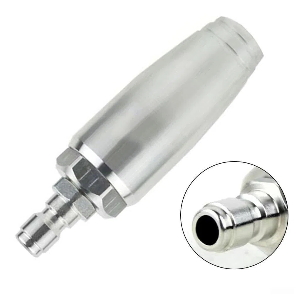 Boquilla Turbo giratoria for lavadora de alta presión, punta rociadora for lavado de automóviles, jardinería y limpieza industrial, acero inoxidable de 5000 PSI, conexión rápida, 5x10cm