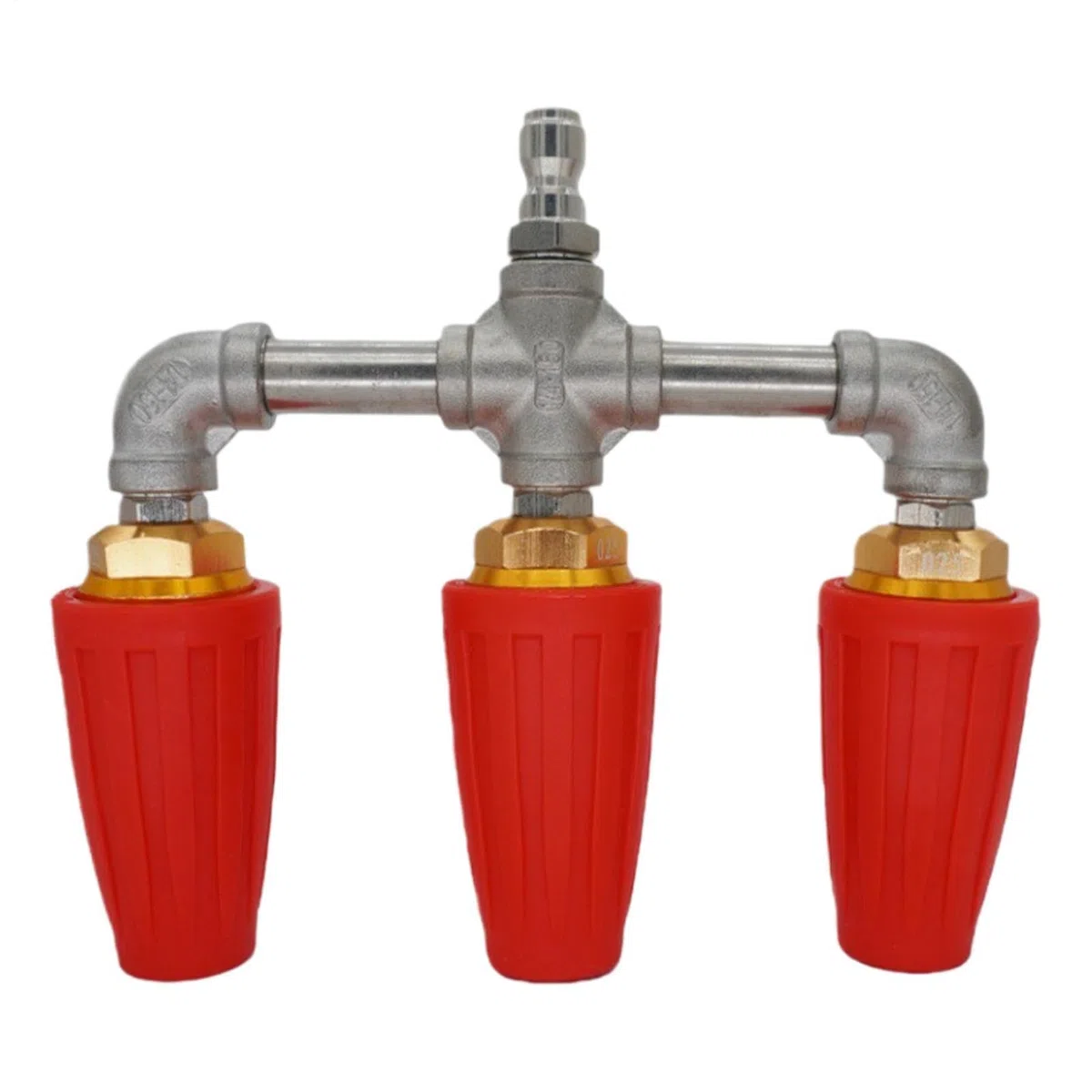 Boquilla Triple Turbo Para Hidrolimpiadora Conexión Rápida De 1/4 Pulgada | Inyector Rotativo Para Limpiadora Para Entradas Vehículos Jardín Pavimento Cercas Suelo Par
