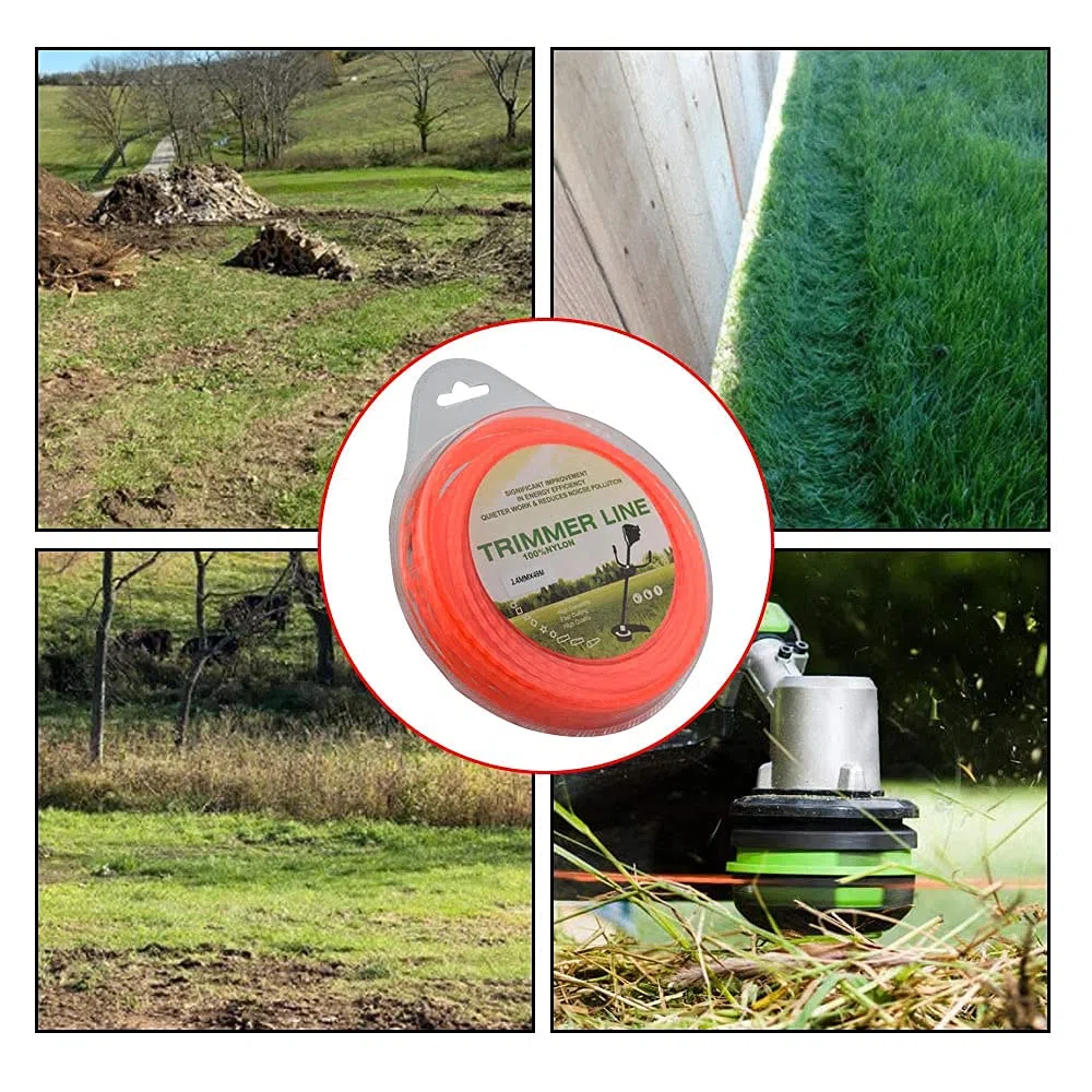 HuthBrother AL2450S - Línea de torsión de alta calidad de 0,06 x 100 pies, compatible con los recortadores de cuerda EGO Power de 15 pulgadas, compatible con el modelo ST1500/ST1500-S/ST1500F/ST1500SF