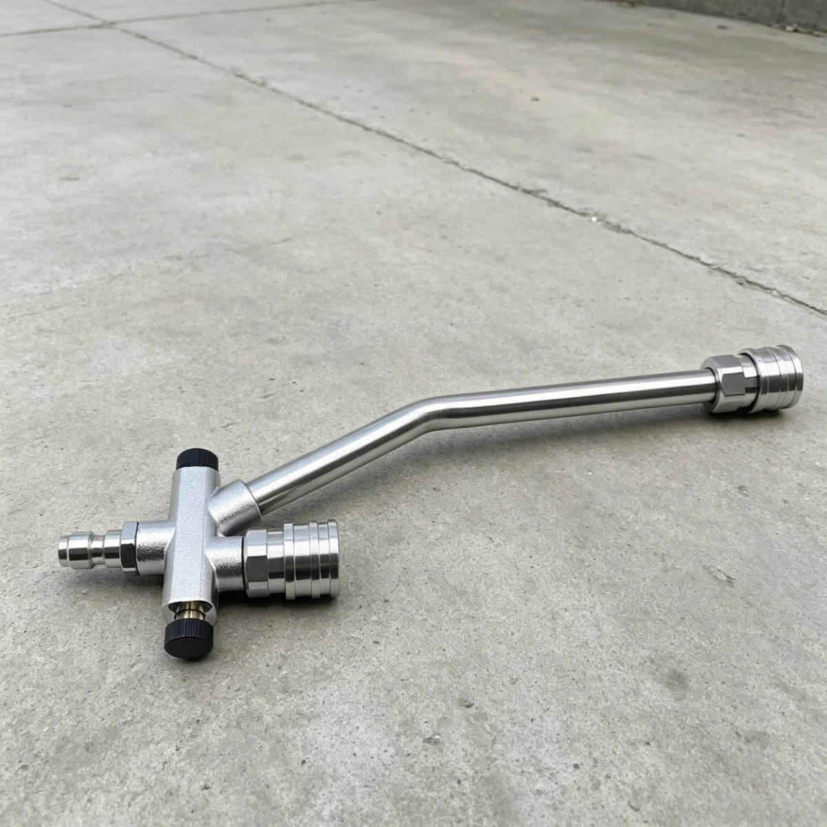 Colcolo Varilla de Extensión para Hidrolavadora Tubo Alargador Adaptador Estándar 1/4 Resistente sin Fugas Ni Óxido Adecuada para Limpieza de Entradas de, Cepillo Hacia Arriba