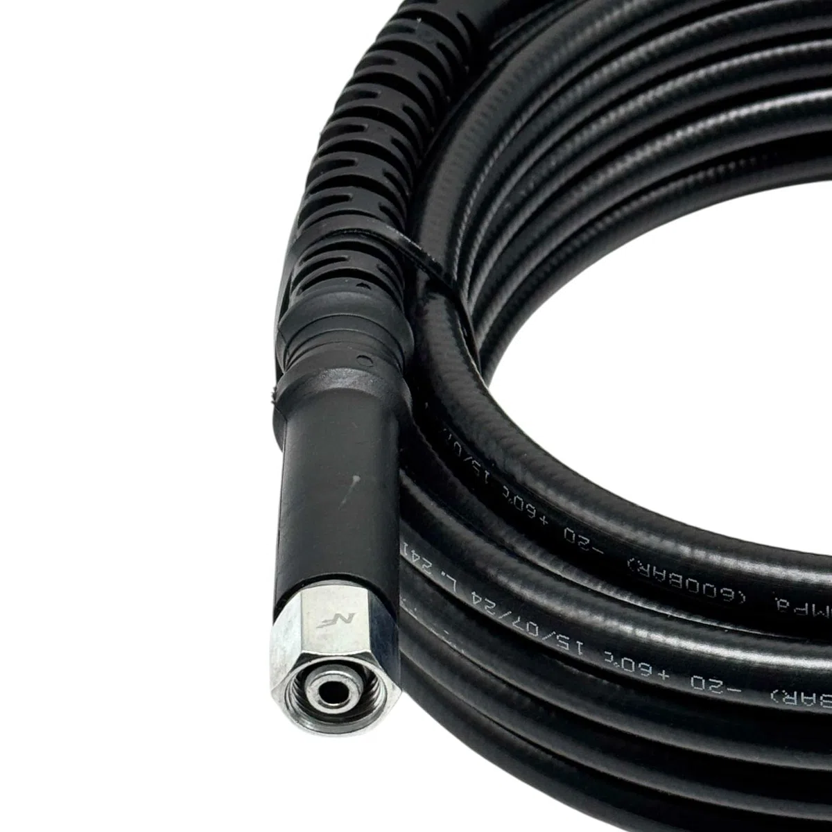 M&M Smartek manguera alta presión 30 m M14, 200 bar, para Kärcher/Kränzle | Manguera reforzada de alta presión con protección anti-dobleces; comprobar conexiones, presión, temperatura y equipo seguro.