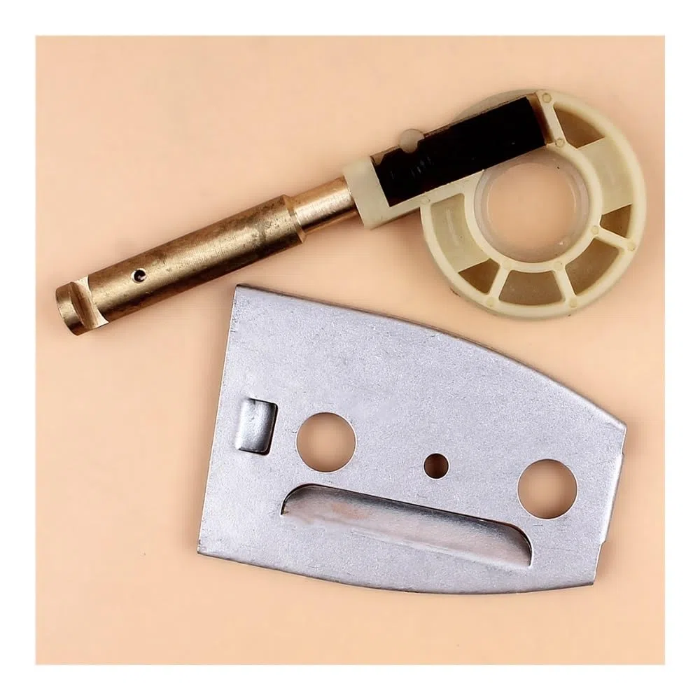 Kit de Carcasa Aceite Cobre y Placa Barra guía for motosierras 50, 51 55 (repuestos 503660102 503152101)