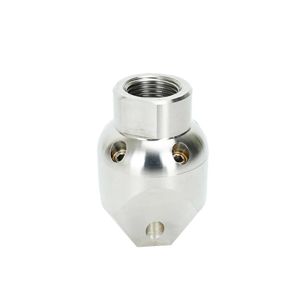 Boquilla de limpieza alcantarillado 1/2 pulg hembra, inox 170L/min | Boquilla de alta presión para desatasco de desagües y limpieza por chorro de agua, uso manual