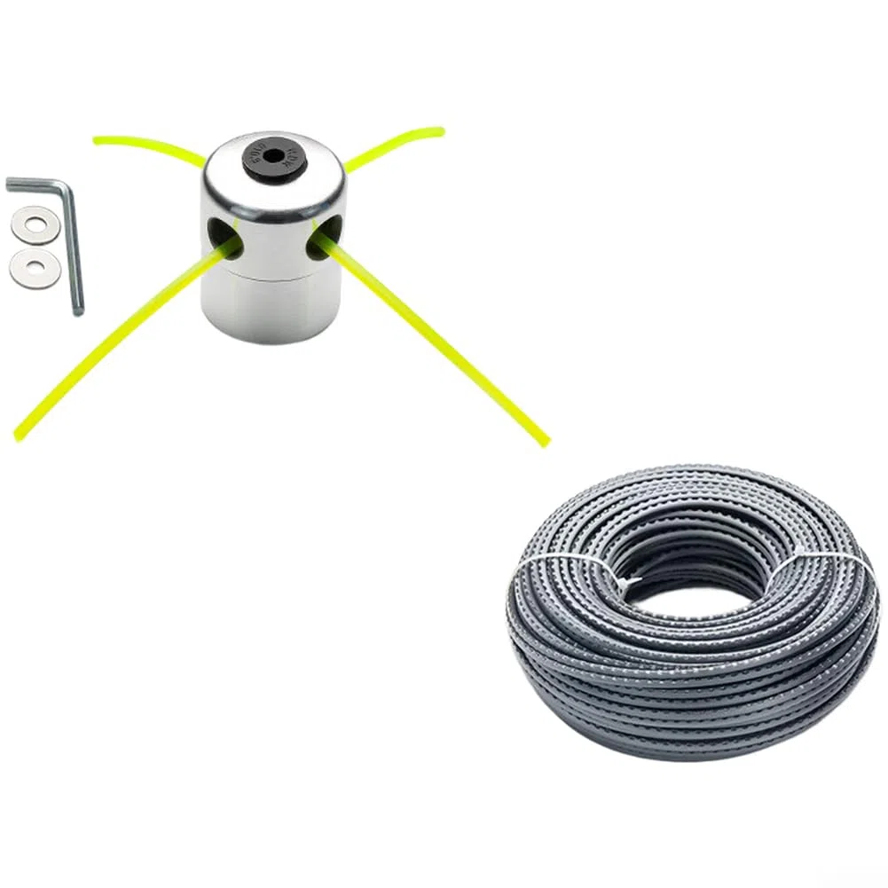 Cable de corte de alambre de acero de 3,0 mm de nailon resistente para cortadoras de césped giratorias, herramientas de jardín, Reino Unido (F)