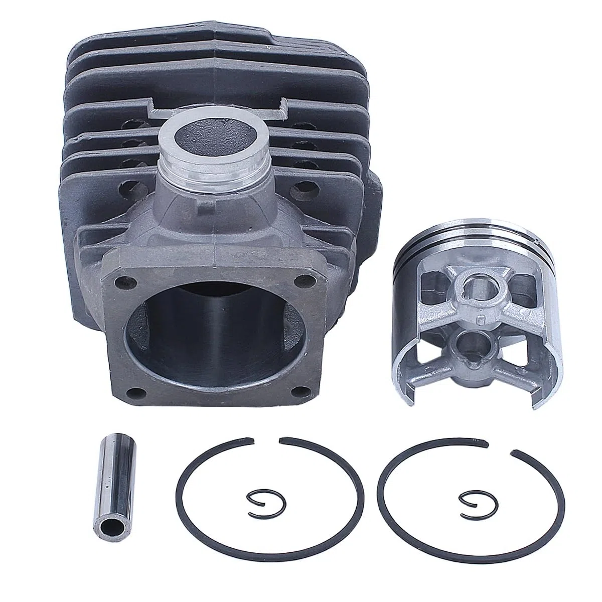 Kit de Filtro de Aire de Sello de Aceite de pistón de Cilindro de 48mm for Stihl 036 MS360#11250201206 repuestos de Motosierra Motosierra Gasolina [Reemplazo]