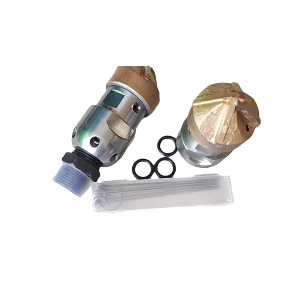 Boquilla rotativa para alcantarilla 1/2, inox 50-300 bar | Boquilla rotativa de alta presión para limpiar tuberías, lodo y desagües(1l2 female 120LPM)