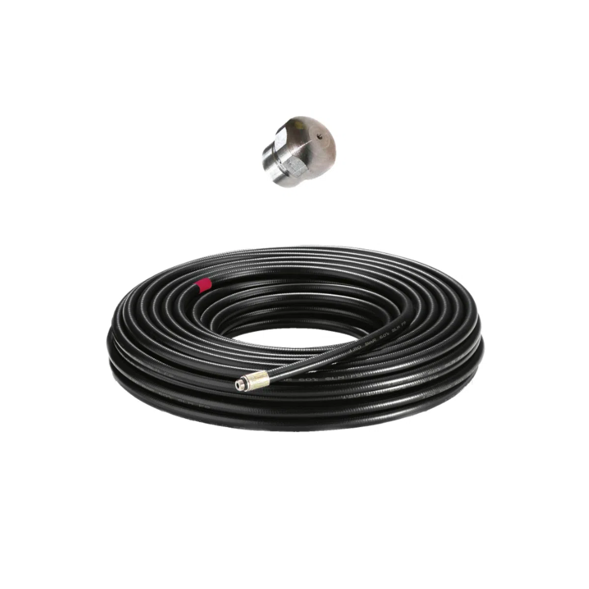 Juego de manguera de limpieza de tuberías de 20 metros Profesional incl. boquilla de limpieza de tuberías VA de acero inoxidable para Kärcher & Kränzle - 6.390-028.0 & 5.763-040.0