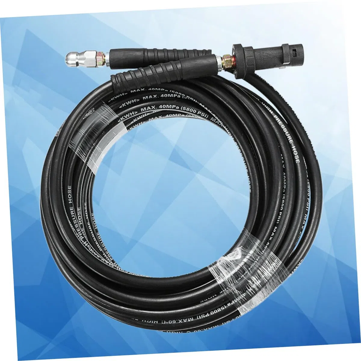 Mikikit Manguera Máquina de Limpieza de Metros Compatible con Serie K Manguera para Lavadora de Presión para Desatascar Tuberías Lavadora