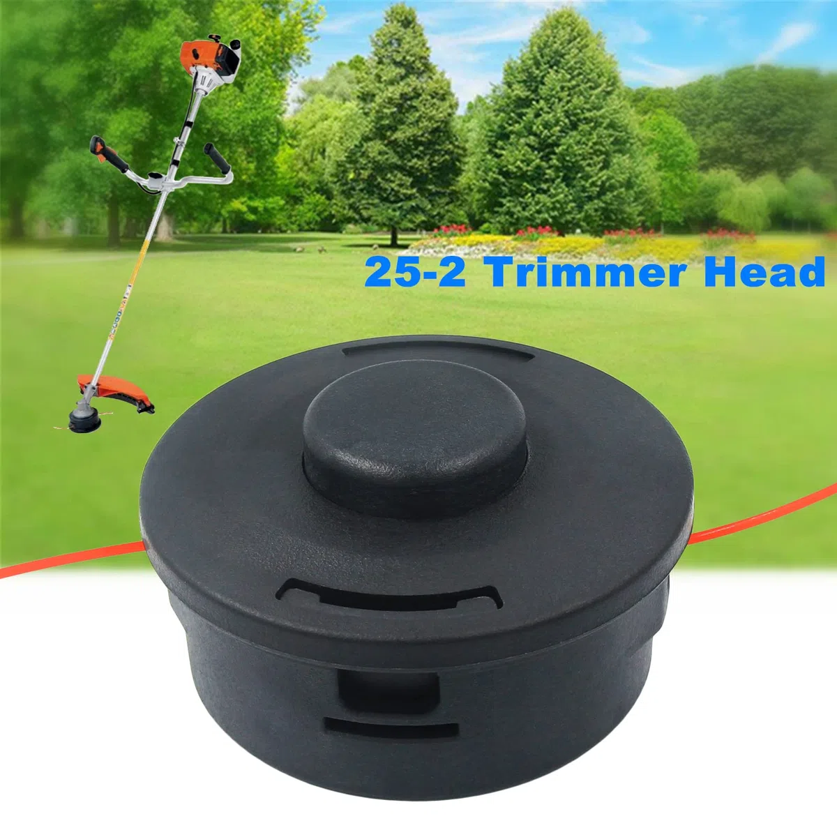 Ineedtech AutoCut 25-2 - Cabezal de Recortadora de alimentación de Impacto 4002-710-2108 para Stihl FS44 FS50 FS55 FS56 FS60 FS65 FS70 FS74 FS76 FS80 FS86 FS90 FS110 FS130 Sustituye a 4002-710-2191