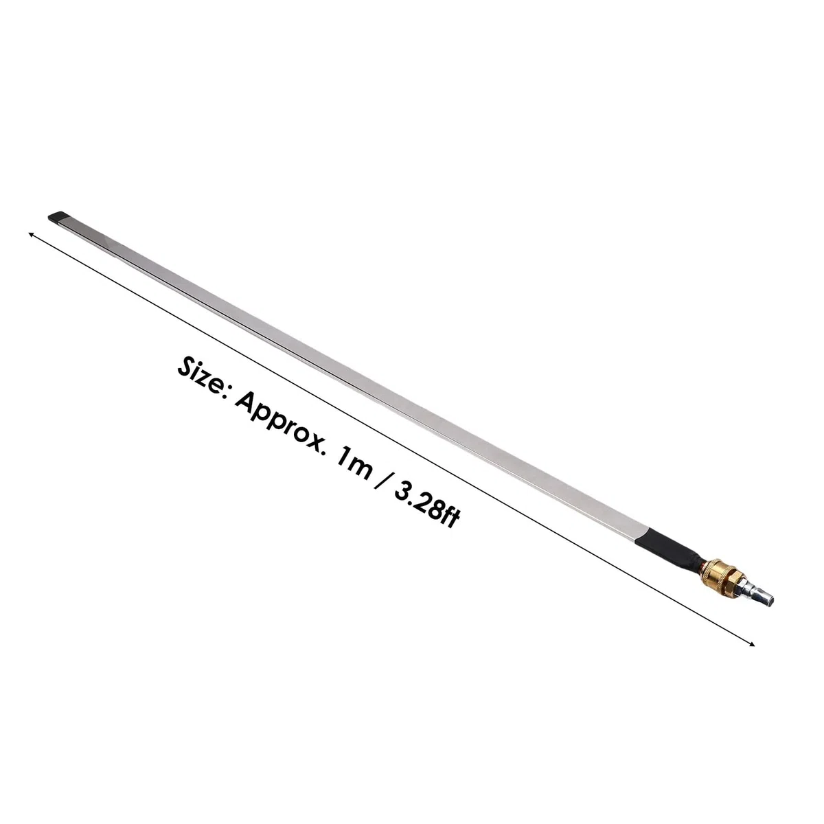 KIMISS Varita de Limpieza de Radiador de 4500 PSI, Lanza de Conexión Rápida de Acero Inoxidable, Varilla Rociadora de Repuesto, 16", Duradera, con Diseño Plano fácil.