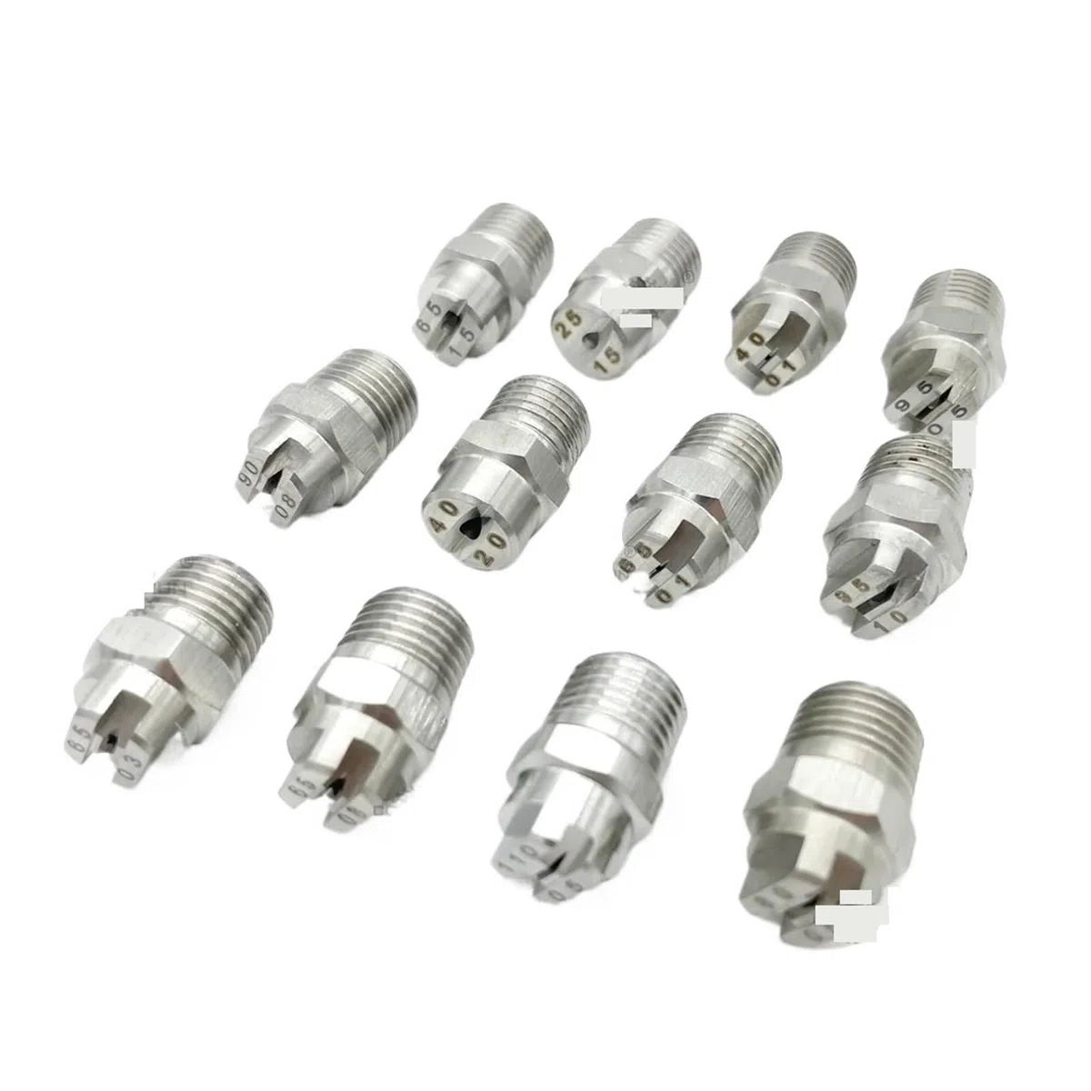 boquillas para hidrolimpiadoras, Boquilla Abanico Plano 1/4 Lavado De Autos Alta Presión Inoxidable(2515,5PC)