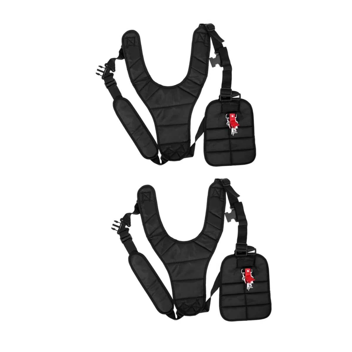 Gatuida 2 Piezas Arnés de Hombro para Cortadoras de Césped Diseño Ergonómico Accesorios para Desbrozadoras y Trimmers Resistente y Cómodo de Inoxidable