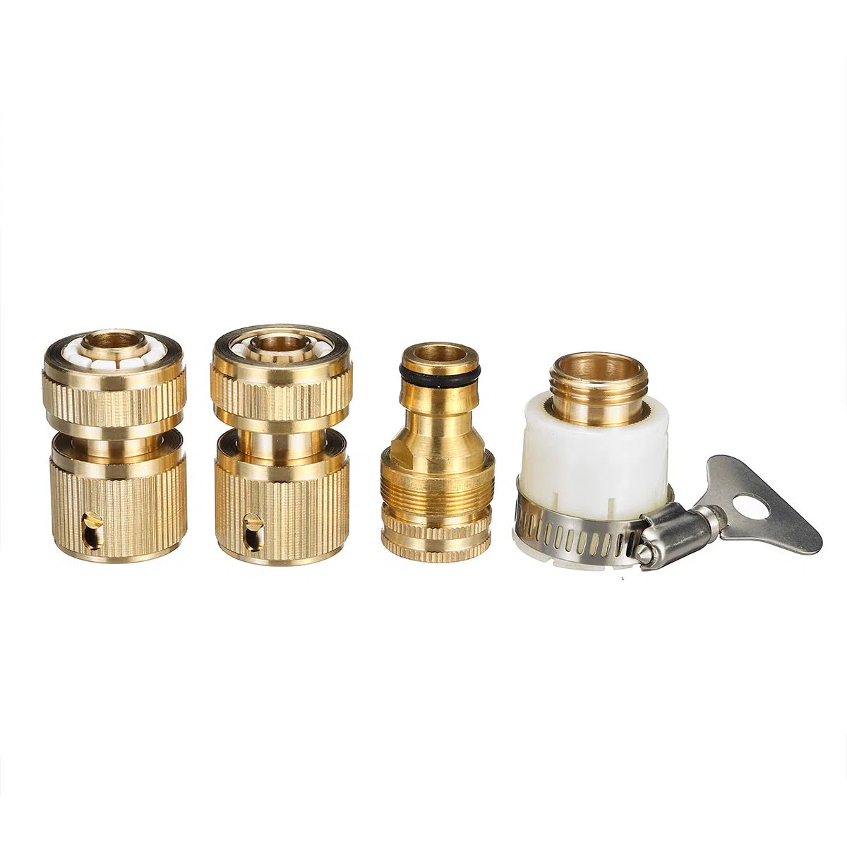 ChaRLes 10M Lavadora De Presión Limpieza Manguera Tubo Dorado +Extension Agua G-Un +5 Conectores