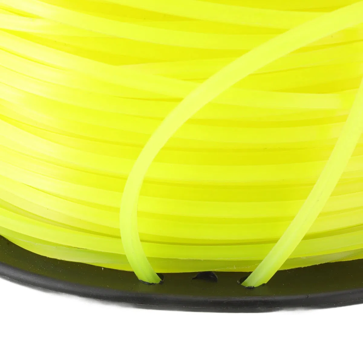 Línea de desbrozadora de hilo de 3 mm Quadrate Cable de hilo para cortacésped profesional resistente para cortacésped Weed Eater Bobina de repuesto de nailon amarillo (270 m/295,28 yardas)