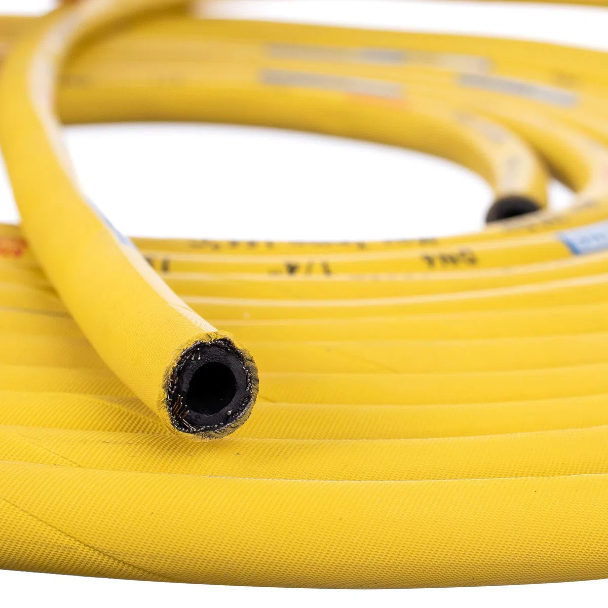 Manguera de alta presión de 25m de extensión 250bar AMARILLA Trenzado de acero DN6 M22 compatible con Kärcher HD HDS