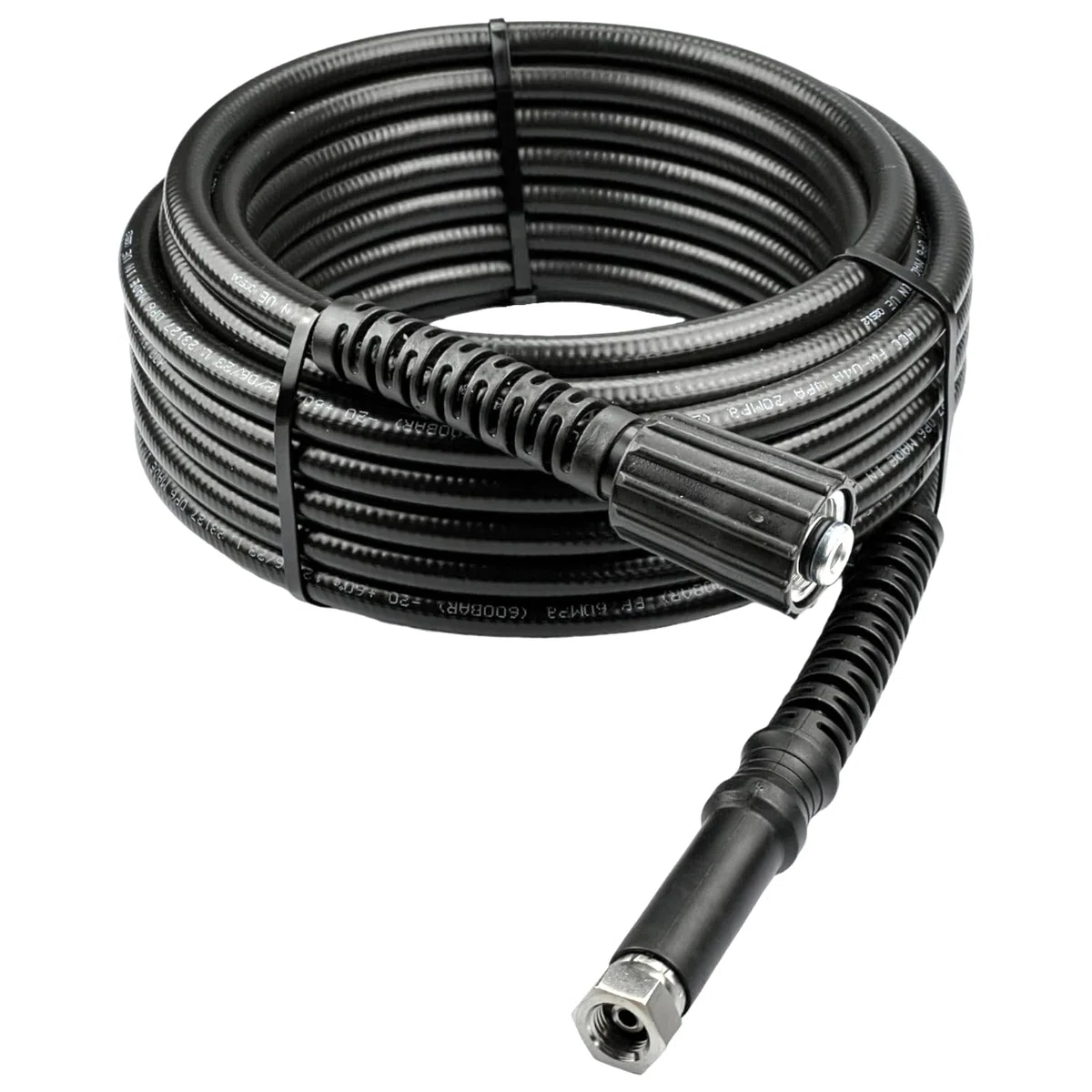 M&M Smartek manguera HP 10 m, 160 bar, para Kärcher/Kränzle, alta presión | Manguera reforzada de alta presión con protección anti-dobleces; comprobar conexiones, presión, temperatura y equipo seguro.