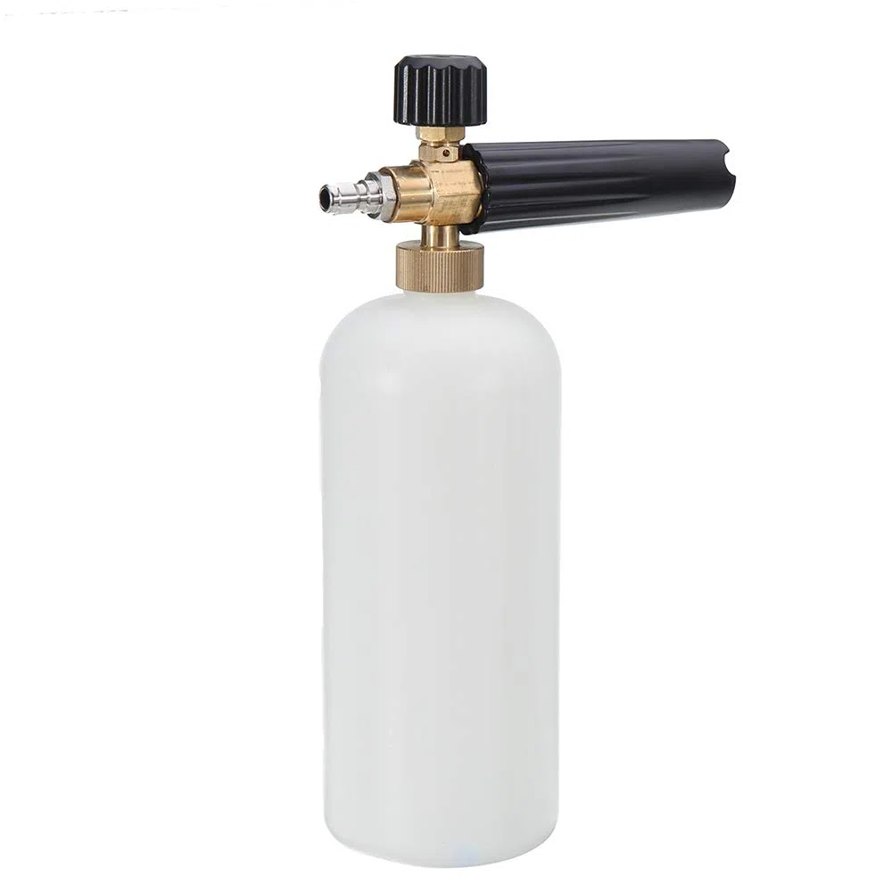 900Ml Lavadoras de alta presión Boquillas de espuma de nieve Lanza de pulverización Adaptador profesional de pulverización de jabón para lavado de autos