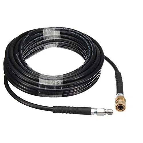 Manguera de alta presión para lavadora de 15 m con conector rápido de 3/8 pulgadas