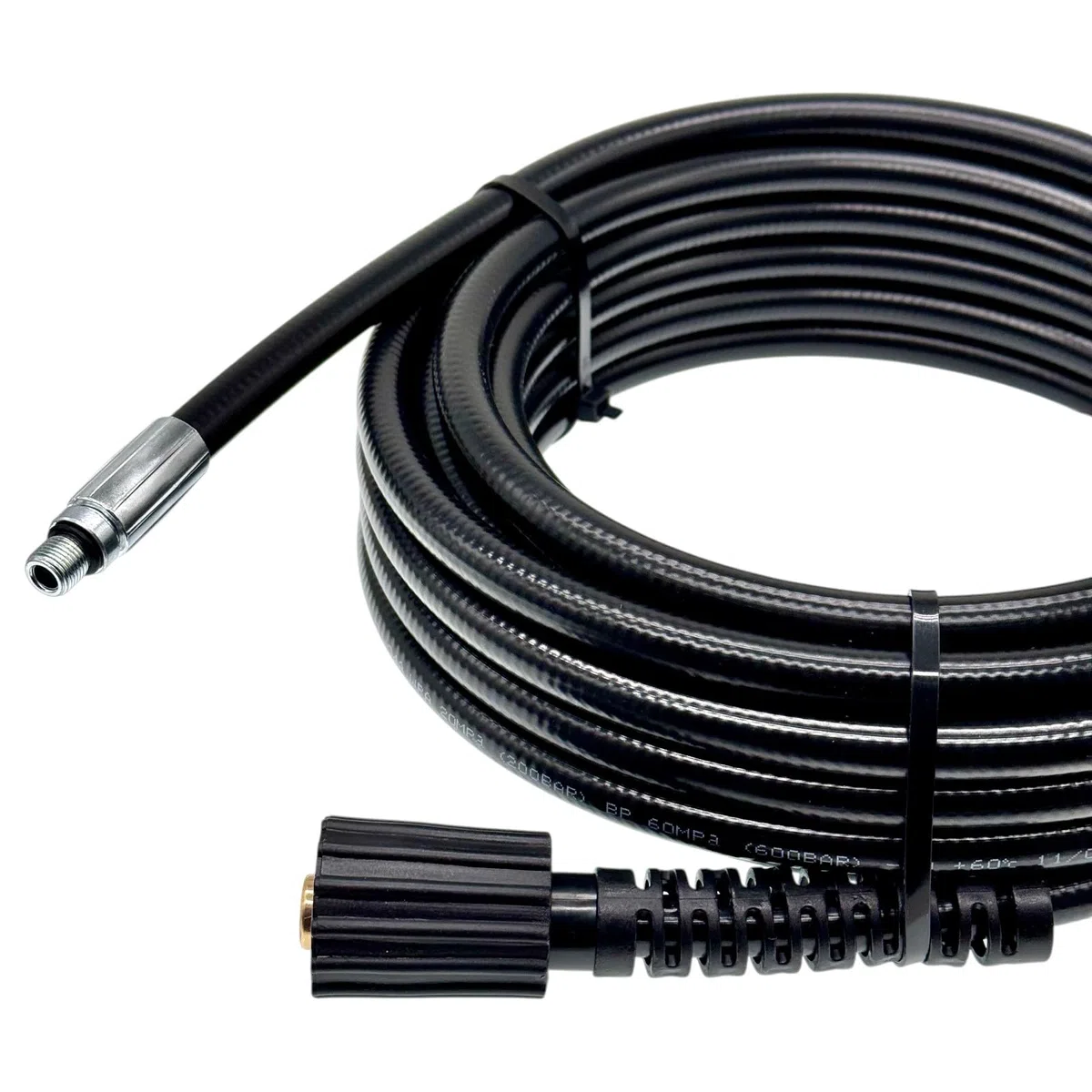 M&M Smartek manguera desatascadora 40 m compatible con Nilfisk/Alto, 1/2 | Manguera flexible para desatascar tuberías y desagües; comprobar conexión, longitud, boquillas y presión antes de usar.
